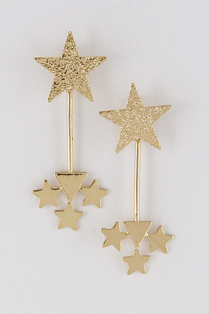 In Love With Stars Shiny Earrings 7FAG6